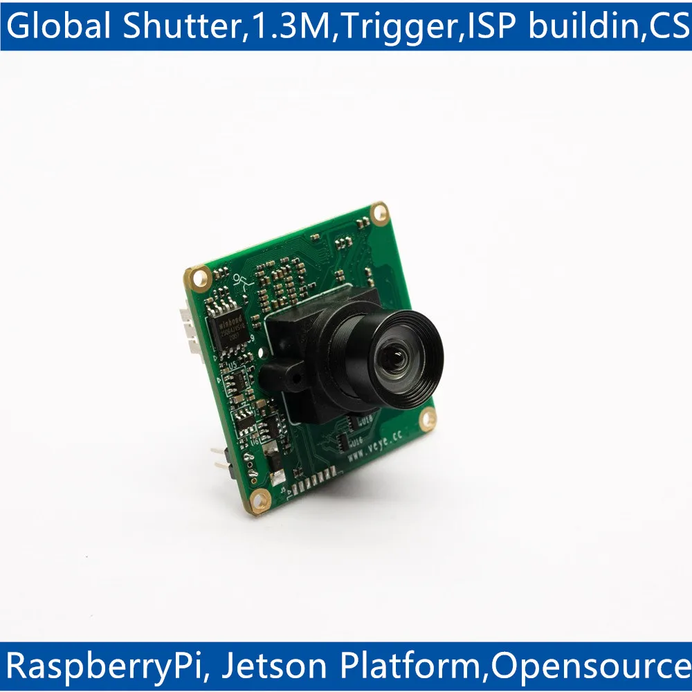 1.3 MP Obturador Global MIPI CSI-2 Câmara, CS-MIPI-SC132 para o Raspberry Pi 4/3B+/3 e Jetson Nano XavierNX