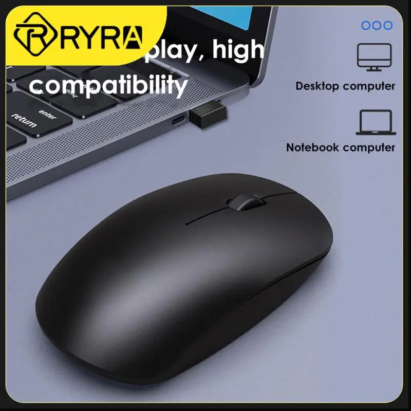 1000DPI Modo Duplo Mouse Gamer 2,4 G de Mouse sem Fio e Recarregável Office Mouse USB Mudo Compatível Ergonômico Mouse de Computador