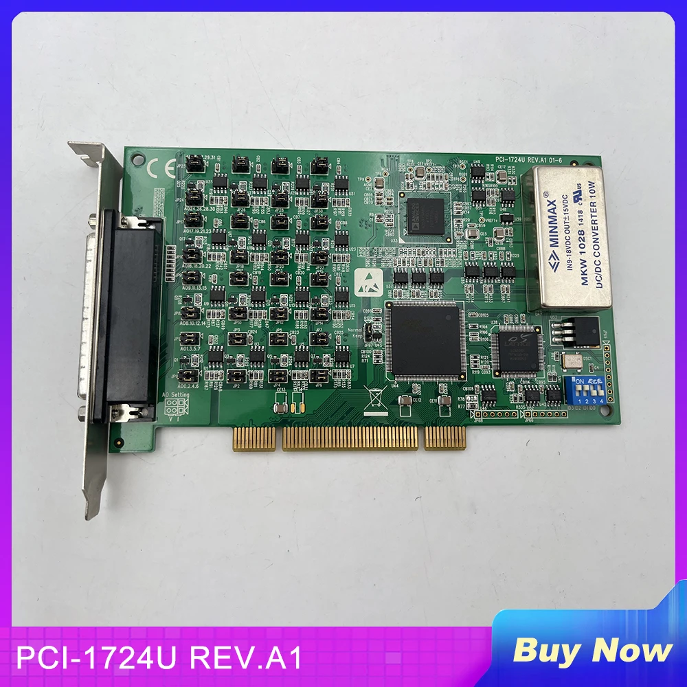 14-Bit 32-Canal de Saída Analógica Isolada de Cartão Para Advantech Dados de Placa de Captura PCI-1724U REV.A1