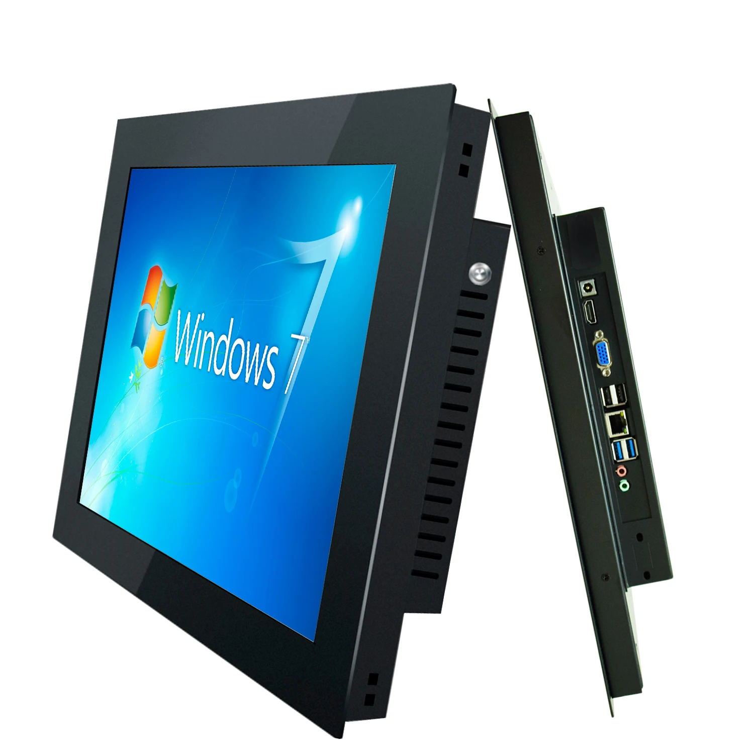 15.6 Polegadas Industrial Incorporado Mini Tablet PC Tudo-em-um Computador Touch Screen Resistivo com WiFi sem Fio para Win10 PRO/Linux