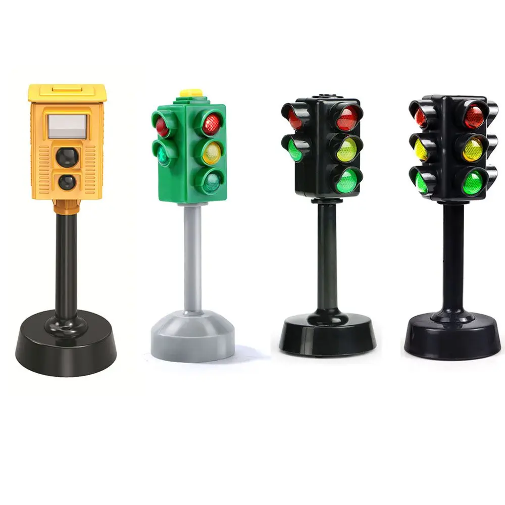 1Pc Plástico semáforos Brinquedos Sinal da Lâmpada Modelo de Segurança das Crianças uma Aprendizagem Precoce das Crianças Brinquedos Educativos Presentes Perfeitos