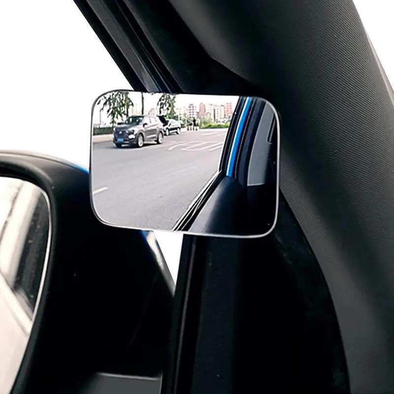 1pcs Espelho do Carro HD Convexo Ponto Cego do Espelho 360 Graus Grande Angular Ajustável Espelho Retrovisor de Carro do Estacionamento sem aro Mirrow