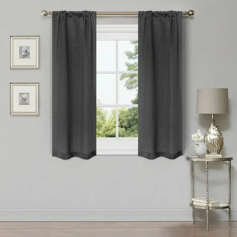 2 Pedaços Sólidos/Textura/Listra cortinas Blackout Conjunto de Tule cortina de Chuveiro Birr ባህላዊ ልብስ para as mulheres Pura curtai
