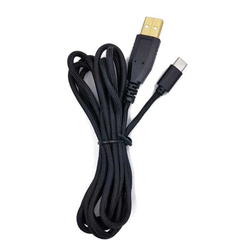 2023 Novo Cabo de Mouse USB 2.0 Tipo-C, com Conector para Teclado Mecânico Tipo C Cabo USB