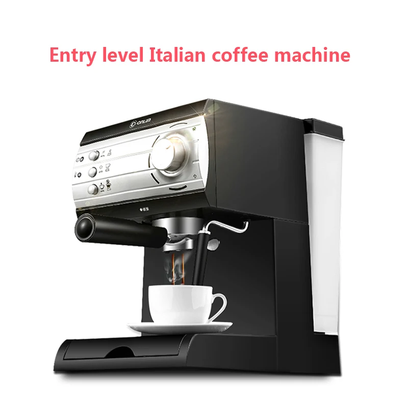 220V italiana de café Expresso, Máquina Semi-automática moída na hora do Agregado familiar de Leite Quente Pequenas Máquina de bebidas