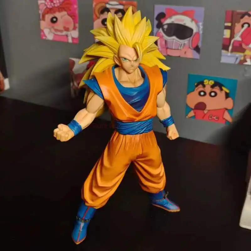 27cm de Anime Dragon Ball Z, Goku Figura Ssj3 Goku Super Saiyajin 3 De Goku Pvc Ação Figurine Collection Modelo de Brinquedo Para as Crianças de Presente