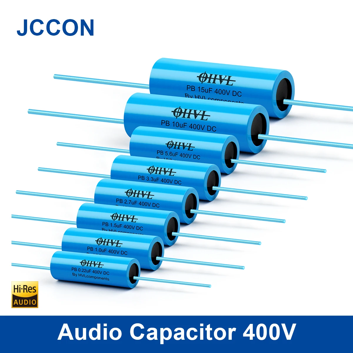 2Pcs de Áudio Capacitor 400V OHVL APARELHAGEM hi-fi Febre Electrodeless de Áudio Acoplamento de 0,22 UF 0.47 UF 1UF de 1,5 UF 2UF 3.3 UF 4.7 5.6 UF UF 8.2 UF 10UF