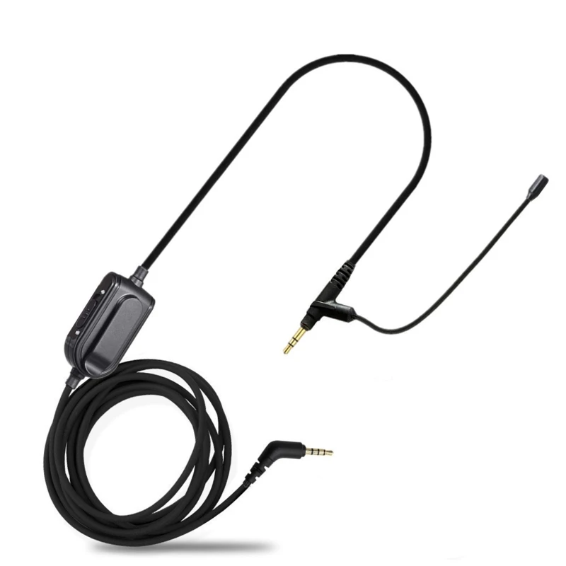 3,5 mm Cabo de Fone de ouvido VoIP com Microfone para Boompro Fone de ouvido para Jogos V-MODA para o LP LP2 M-80 da Linha de