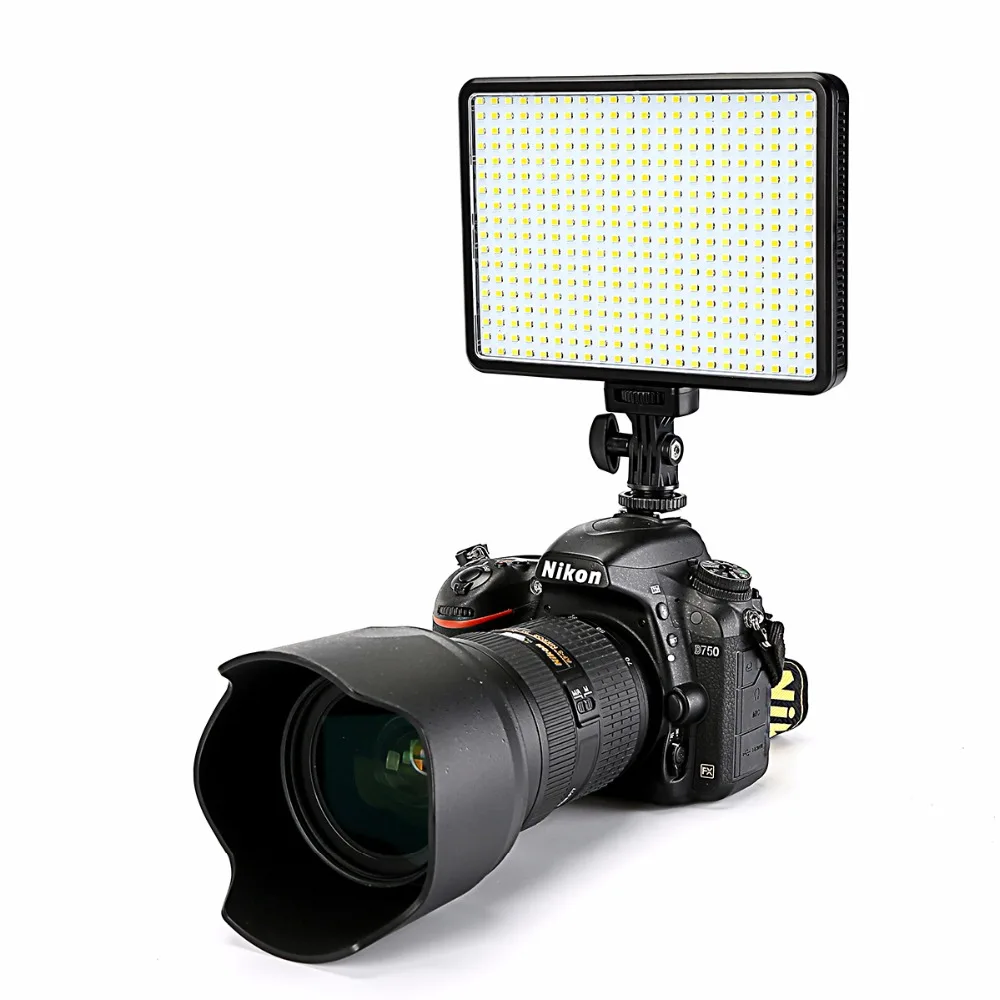 30W 5600K/3200K Na Câmera 396 Lâmpadas de Vídeo de LED de Luz de Dimmable-Lâmpada de Iluminação Fotográfica para Canon Nikon Pentax Câmera DSLR