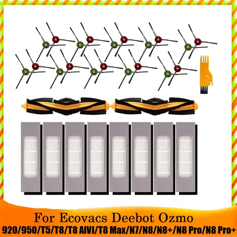 31Pcs Peças de Reposição Para Ecovacs Deebot OZMO 920 950 T5 T8 T9 Série Robô Aspirador de pó na Limpeza doméstica