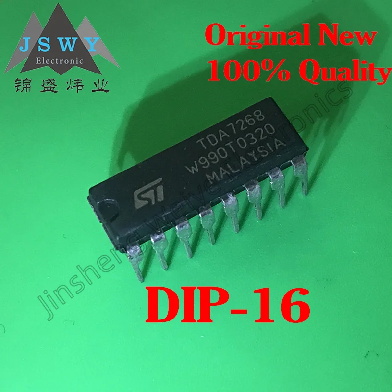5PCS TDA7268 TDA1220B TDA1085CG TDA7267A Direto DIP16 Estéreo Amplificador de Áudio IC Genuíno de Estoque Frete Grátis