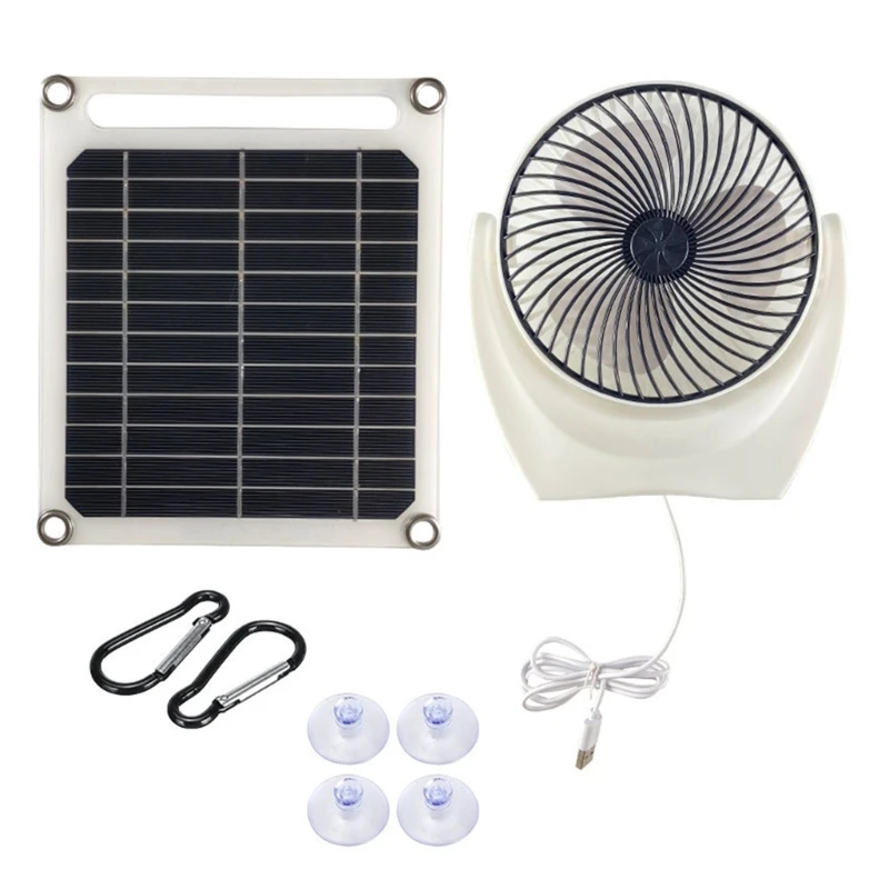 6W Solar, Ventilador de Exaustão, Painel Solar Powered Fã Para Cão de Frango Casa de emissões de gases de efeito