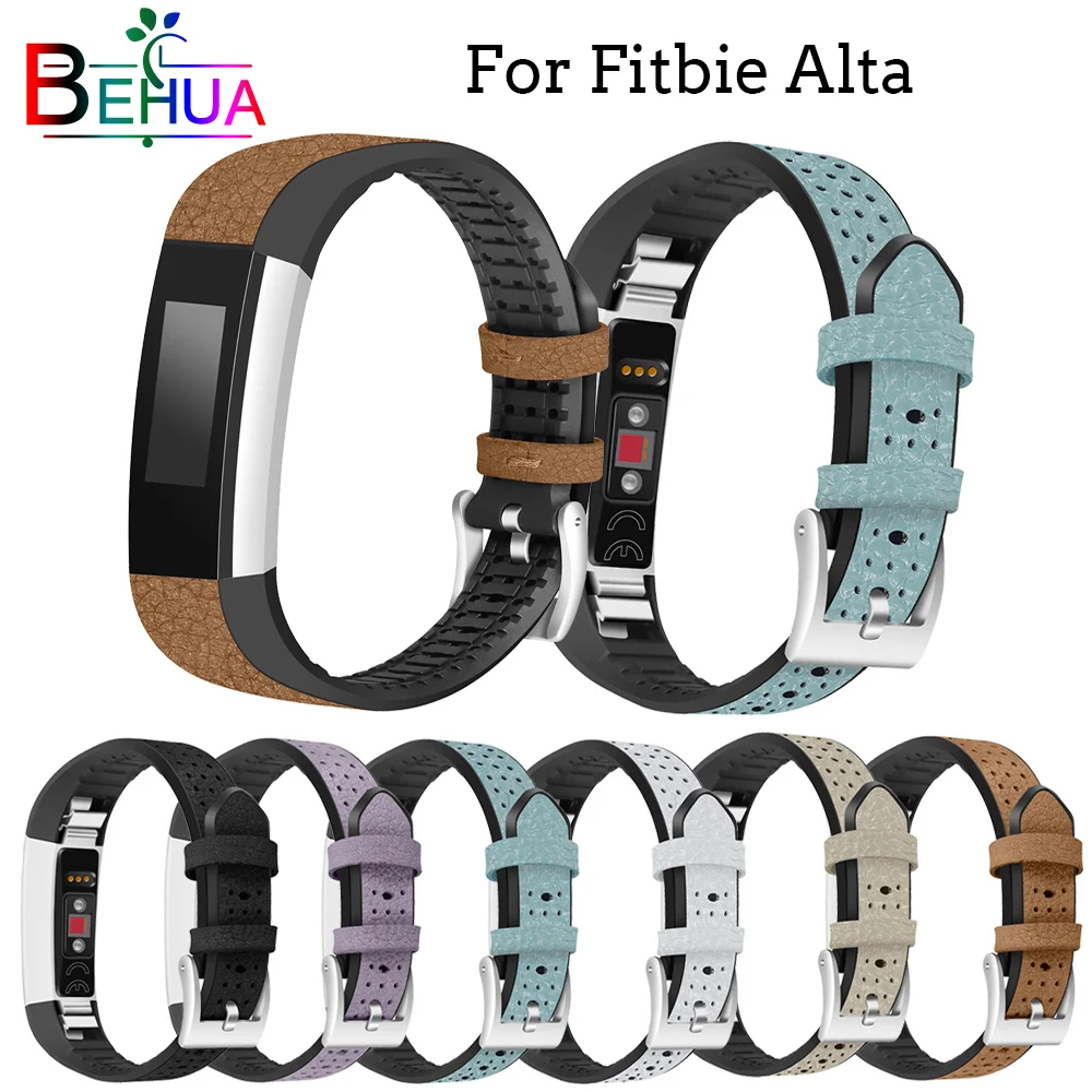 Alta Qualidade pulseira de couro Durável Para o Fitbit Alta relógio de pulseira tracker pulseira de substituição para o Fitbit Alta HR banda Luxo