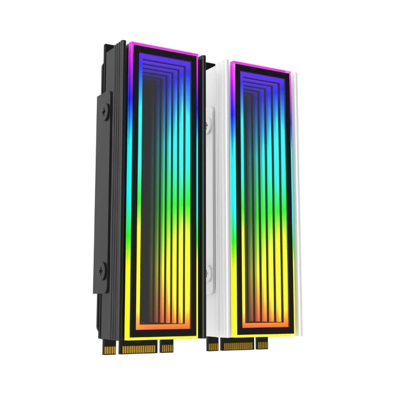 AluminumAlloy o Dissipador de calor da GPU com a luz do RGB Placa de Vídeo de Refrigeração Colete Radiador Dropship