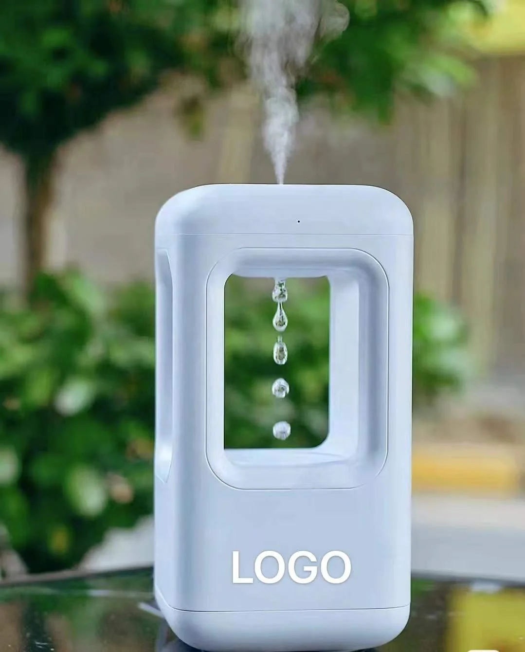Amazon Anti gravidade Gota de Água do Umidificador USB Umidificador de 500ml de Água Volume de Uma Tecla Off para Home Office, Quarto RV Quarto do Bebê