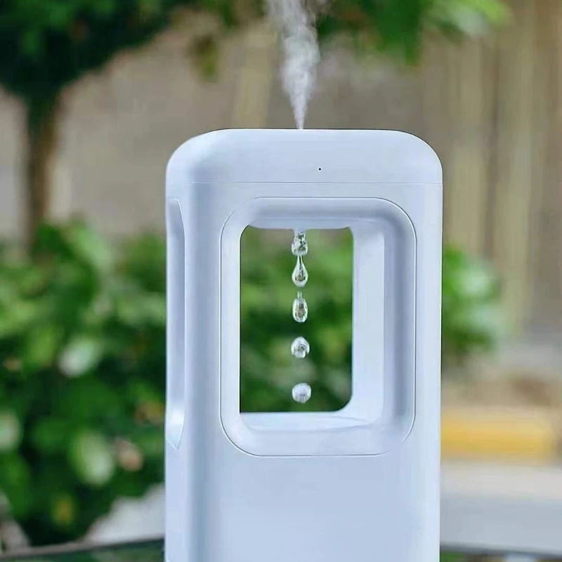 Amazon Anti gravidade Gota de Água do Umidificador USB Umidificador de 500ml de Água Volume de Uma Tecla Off para Home Office, Quarto RV Quarto do Bebê
