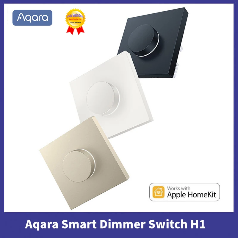 Aqara H1 Smart Dimmer sem Fio Rotary Switch Zigbee 3.0 Controle Remoto Para a Casa Inteligente do Bulbo da Cortina de Luz de Trabalhar Com o APLICATIVO Homekit