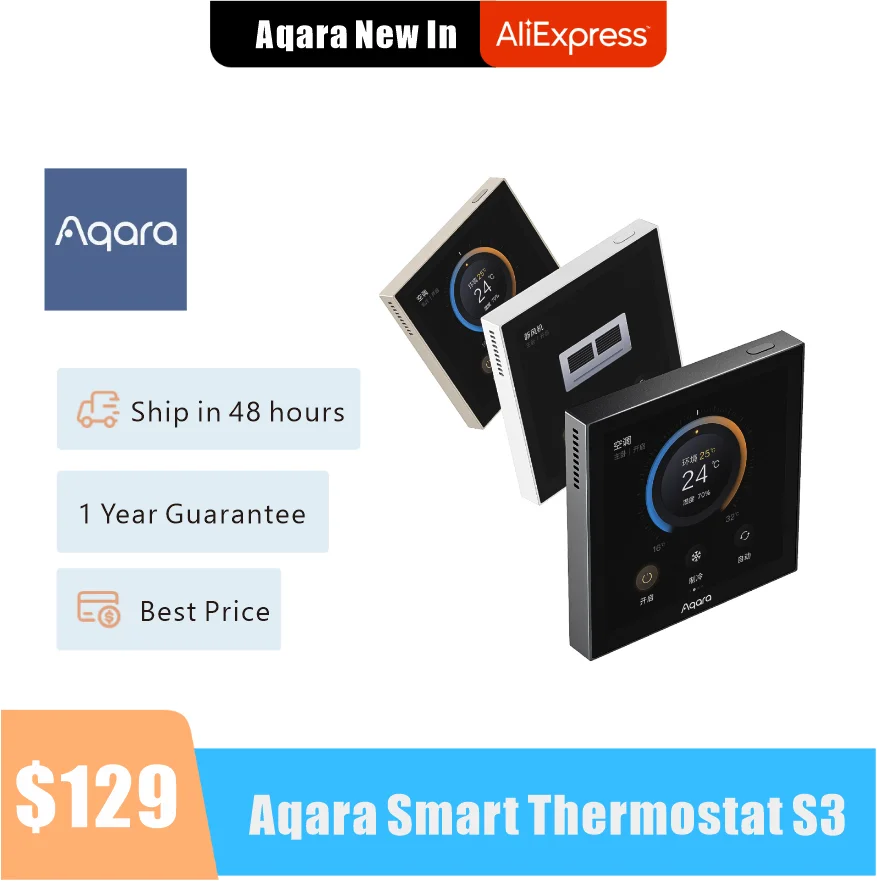 Aqara Inteligente Termostato S3 Tela De Toque 3.95