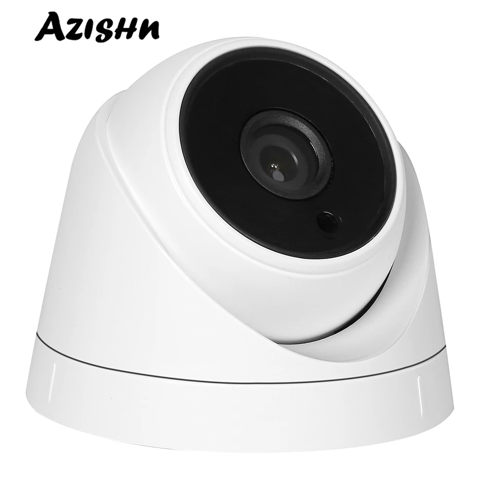 AZISHN 5MP 1080P AHD Câmara Interior Amplo Ângulo de 2,8 mm Lente de Vídeo Vigilância IR Leds de Visão Noturna de Segurança Mini CCTV Câmera em Casa