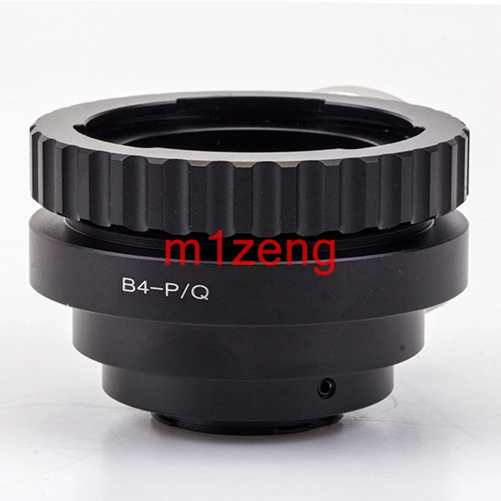 B4-PQ anel adaptador para B4 montagem de lente Pentax Q P/Q PQ P10 P7 P-S1 câmara