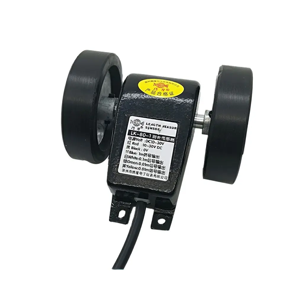 Baratos LC-80-1 Sensor de Medição de Comprimento para Invertida E Medição Com Alta Precisão de 10-30 VCC Sinal de Saída do Medidor de Contador