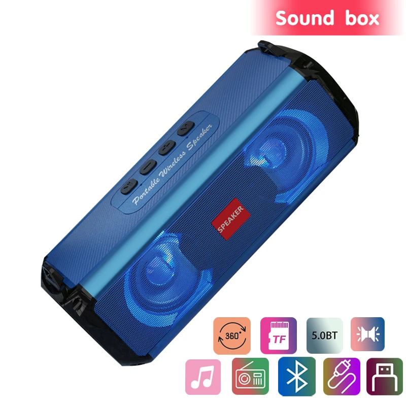 Barra de som Bluetooth alto-falante alto-falante do Computador com hi res de áudio de som 3D estéreo surround Som de baixo da caixa de alto-falantes do pc tf cartão