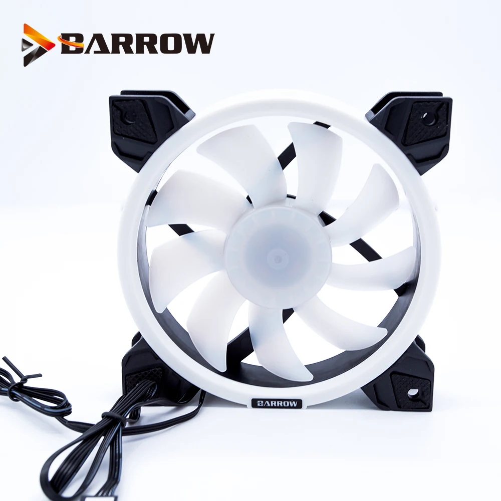 Barrow PWM Tamanho 120*Ventilador de 120mm Usar para Radiador de Computador com Aurora de Luz RGB 4PIN Fã 5V RGB 3 Apoio À AURA BF03-PR