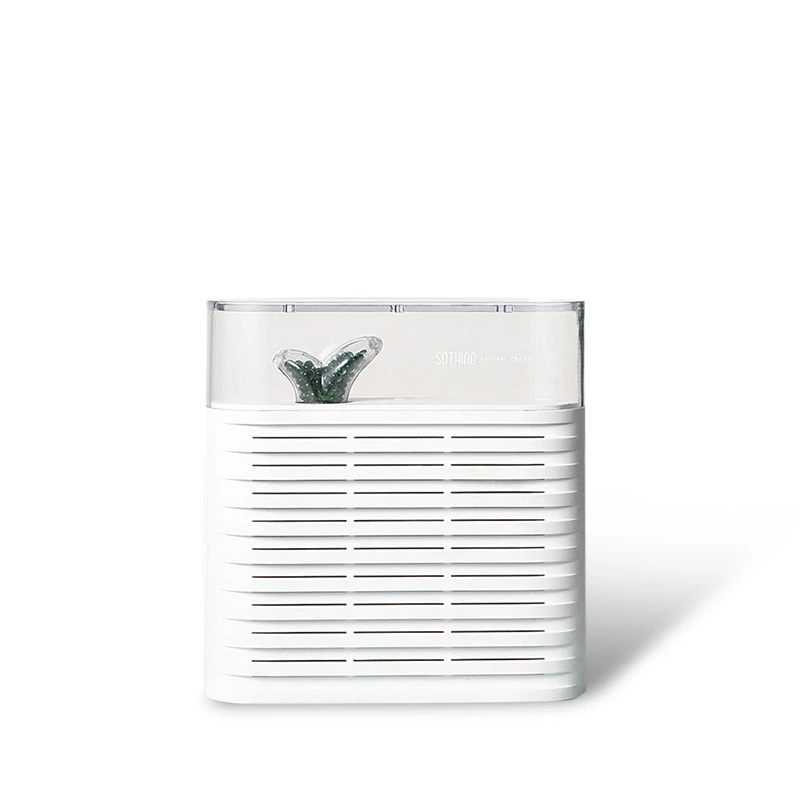Branco Portátil 150ml Planta Ar-Desumidificador Recarregável Reutilizar Secador de Ar a Umidade Absorvente Para Casa, Escritório de Desumidificação