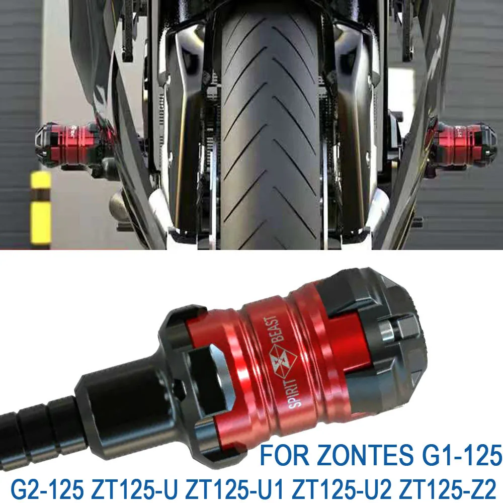 Caindo Protetor de Falha Vara de Moto Anti-Queda Protecção do Motor Stick Para Zontes G1-125 G2-125 ZT125-U 125-U1 125-U2 125-Z2