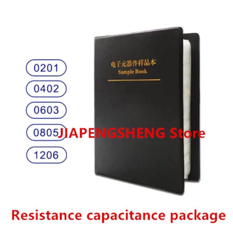 Capacitância, 0201, 0201, 0201, patch capacitância do componente de livros de amostras de Cada um dos 50 50 tipos de especificações