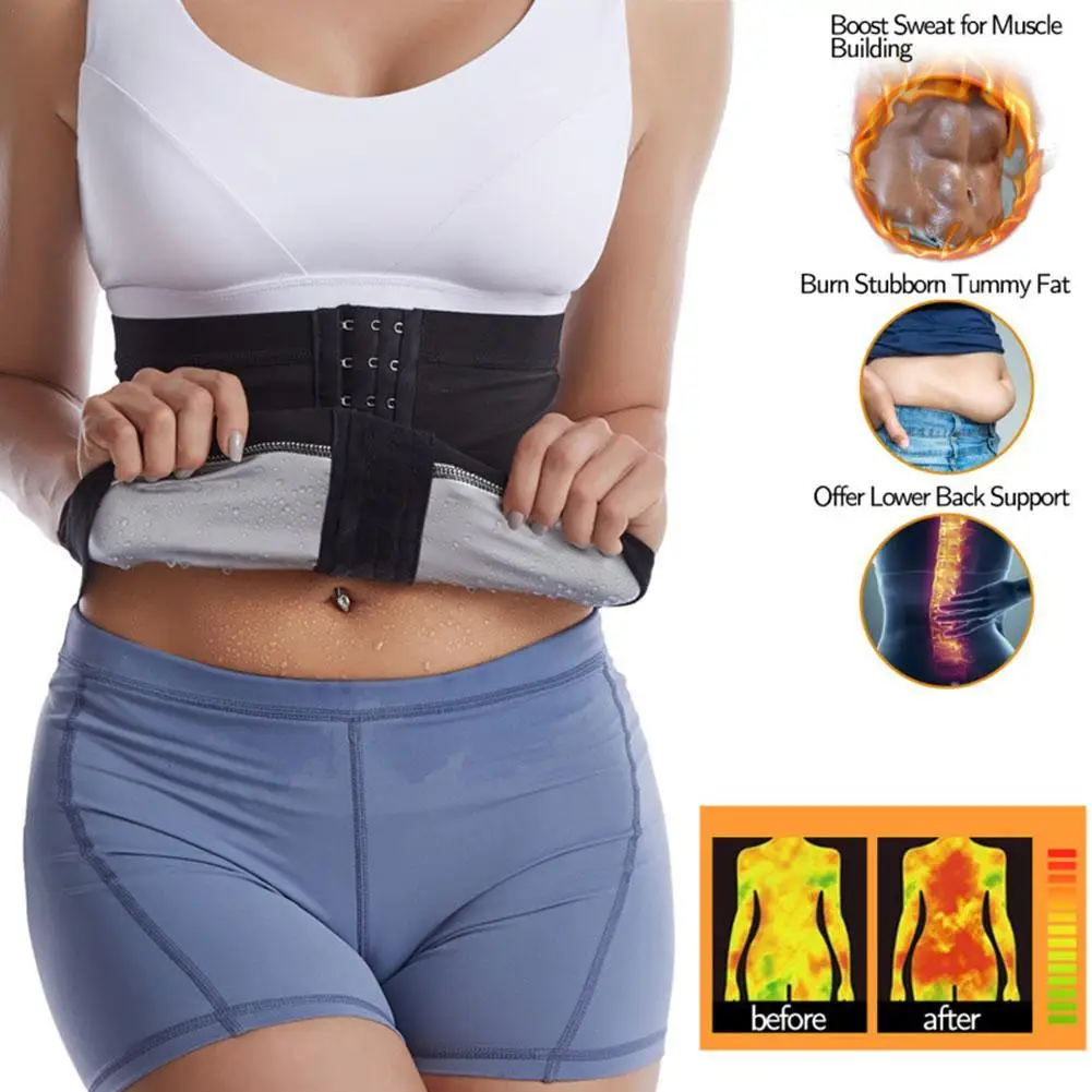 Cintura Aparador Cinto Fino De Corpo Suando Envoltório De Fitness, Sauna Terno Efeito Abdominal Treinador Cinto Para As Mulheres 