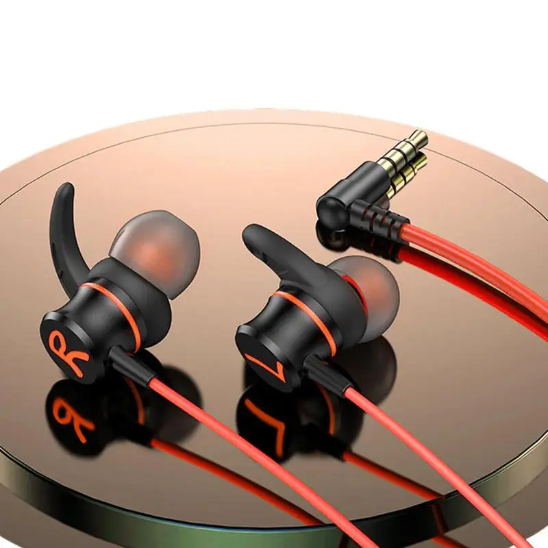 Com fios de Fones de ouvido do Jogo de Fones de ouvido Com Microfone Em-Orelha Fones de ouvido Controle de Volume 3.5 mm Jack Para Desktop Computadores portáteis