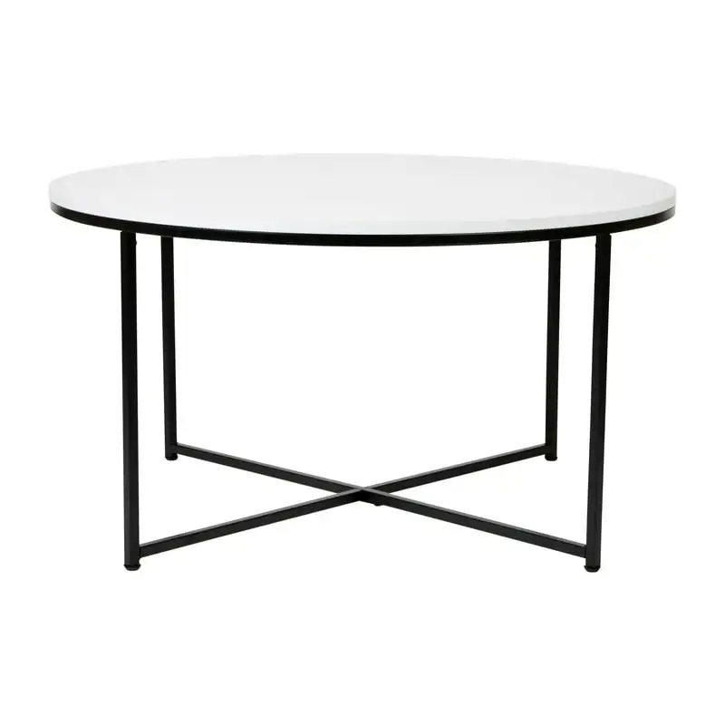 Contemporâneo, a Mesa de Café, Branco/Preto Fosco mesa de Chá Pequena mesa de tampo de Mesas Pequena mesa de apoio mesa de apoio para o quarto