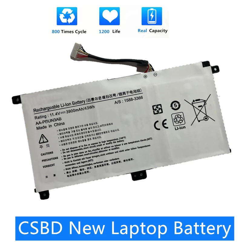 CSBD Novo oem AA-PBUN3AB Laptop Bateria Para SAMSUNG NP530E5M NP740U5L 500R5M 8500GM 300E4M PBUN3AB