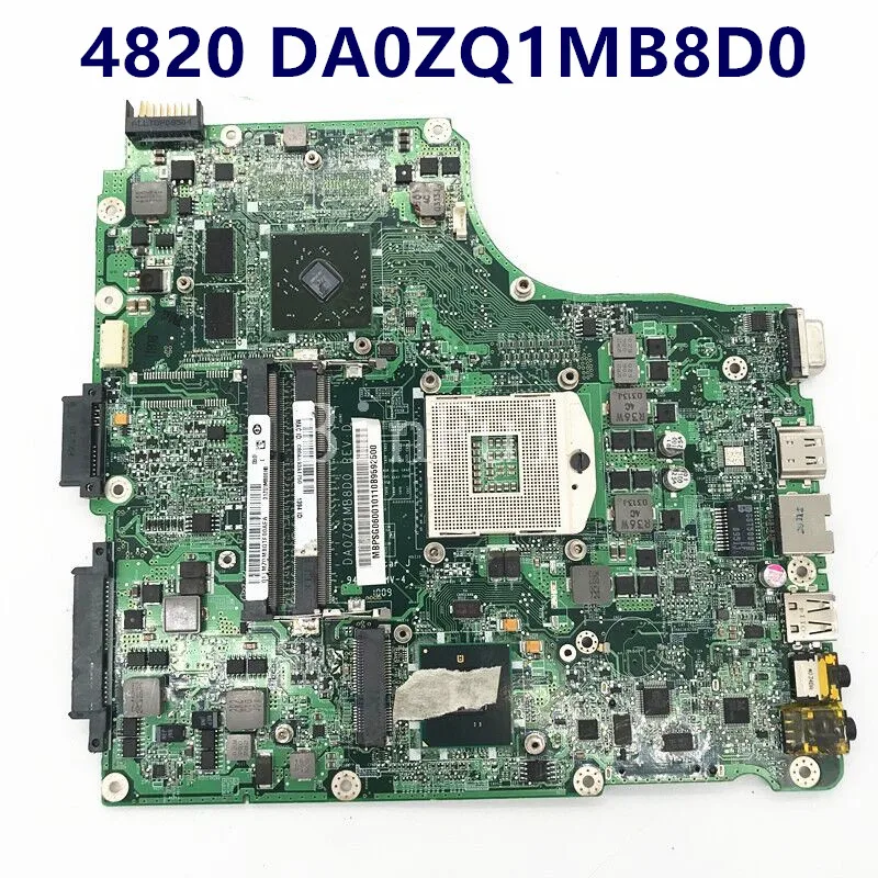 De alta Qualidade Para Acer Aspire 4820 4820T 4820TG DA0ZQ1MB8D0 DDR3, Motherboard Notebook Laptop 100% Testado a Funcionar Bem