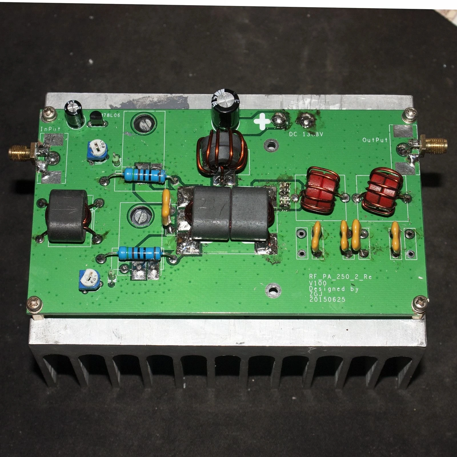 DIY KITS / 100W HF Linear de Alta Frequência RF Amplificador de Potência em SSB CW Transceptor + LPF