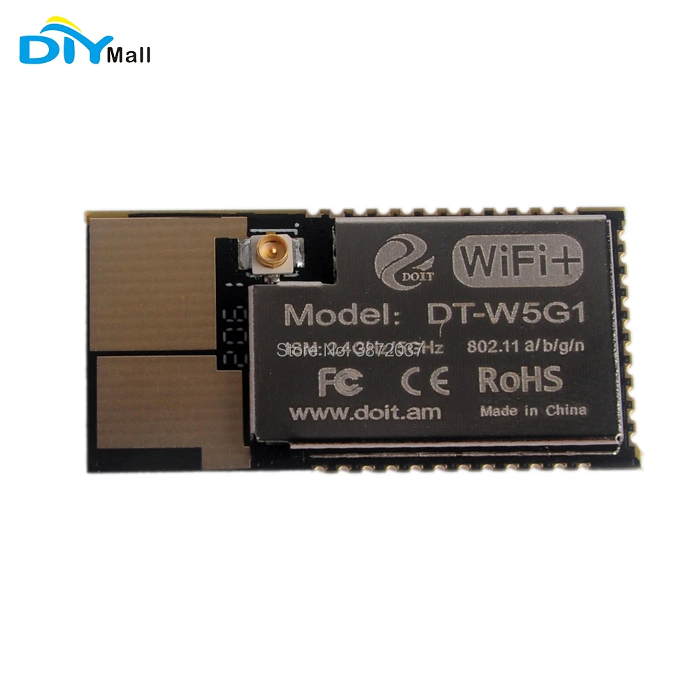 DIYmall DT-W5G1 2,4 G 5G de Dupla Frequência de um Módulo wi-Fi para Casa Inteligente da Câmera do IP