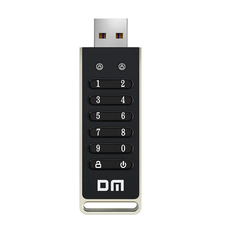 DM 256 bits Criptografados Senha para a Unidade USB Secure Unidade Flash USB3.2 U Disco Apoio Reset/Limpe/Auto Função de Bloqueio de FD063