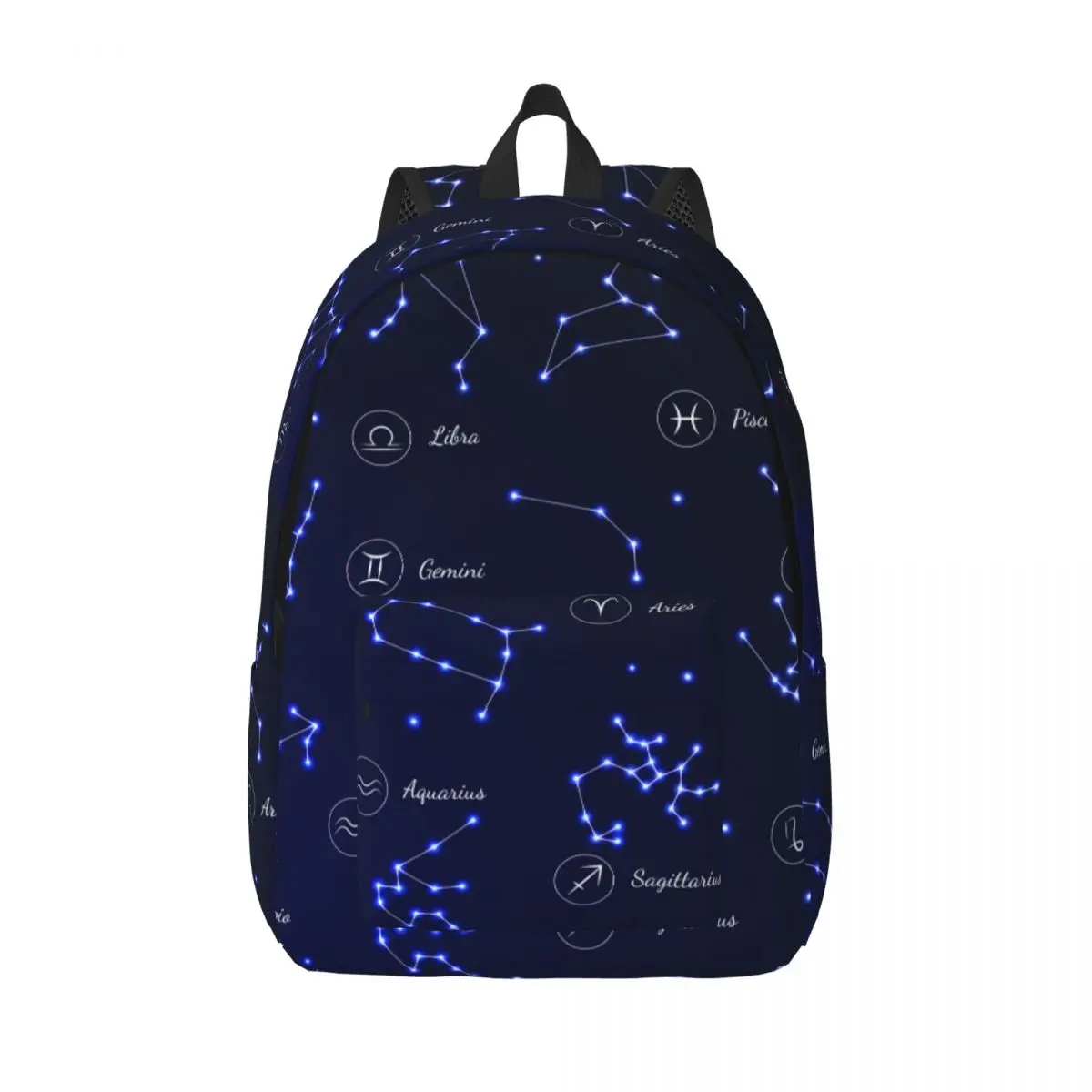 Doze Constelações No Céu À Noite, Mochila Masculina Aluno Da Escola De Mochila Feminina De Grande Capacidade Backpack Do Laptop