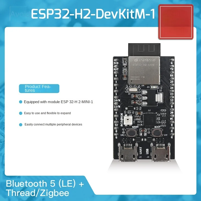 ESP32-H2-DevKitM-1 Extensão de Bordo Thread/Zigbee/BLE