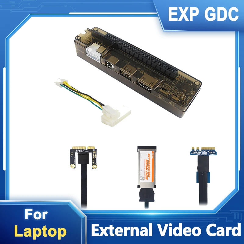 EXP GDC para o Portátil Externa Placa Gráfica Notebook PCIE Dock Placa de Vídeo Opcional Mini PCI-E NGFF M. 2-A Chave E Expresscard