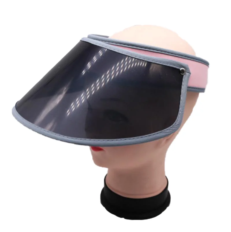 Exterior Pára-Sol Adulto Unisex Proteção Uv Cor-De-Rosa Cinto Pode Ser Ajustado Superior Vazio Chapéus De Sol