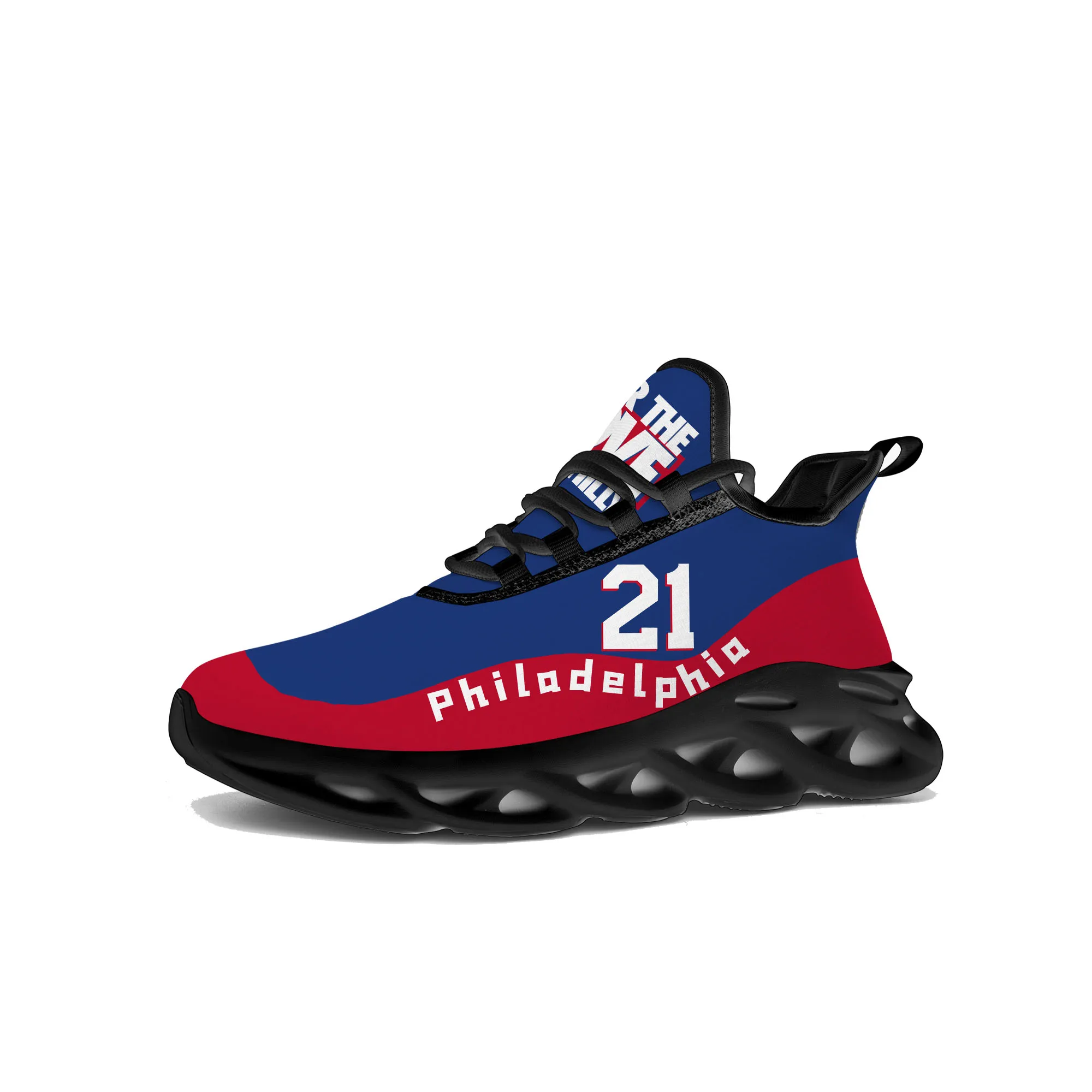 Filadélfia Número 21 1 a 0 Para o Amor de Philly Flats Tênis Mens Mulheres de Esportes de Tênis DIY Sapatilha de personalização do Sapato