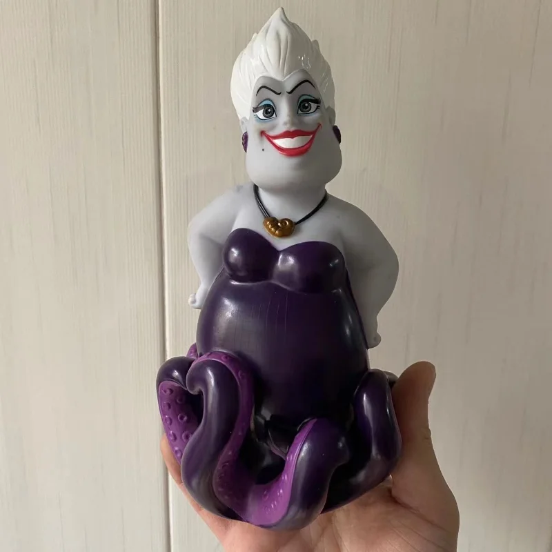 Genuíno Princesa da Disney Animal Kingdom Figura Ursula Modelo de Ornamentos, Acessórios Aventuras de Alice No país das Maravilhas Crianças Brinquedo