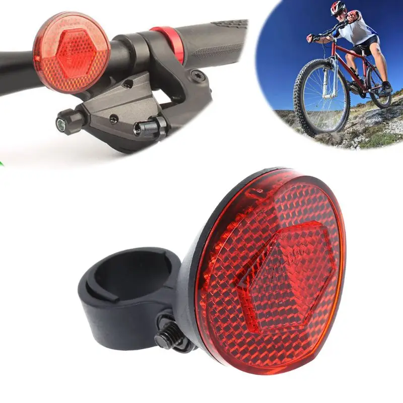 Guiador de bicicleta Refletor de Aviso de Segurança da Noite de 22,2 mm Guidão de MTB Bicicleta de Estrada