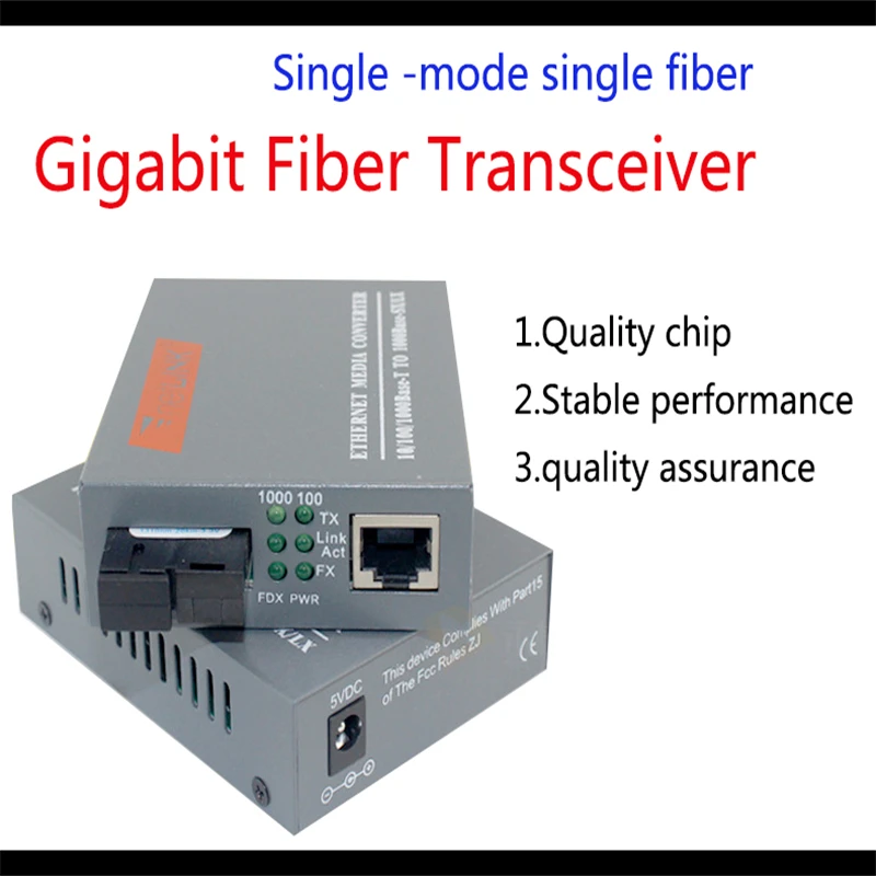 HTB-GS03 Gigabit Transceptor de Fibra-AB 1000Mbps Único Modo de uma Única Fibra