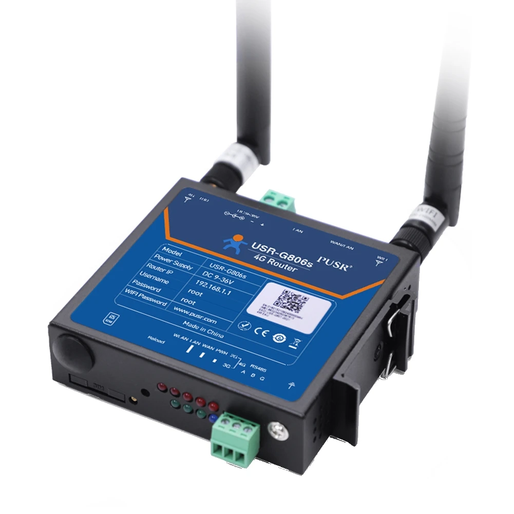 Industrial 4G LTE Roteador USR-G806S IoT Dispositivo de Porta Serial RS485 LAN para 4G wi-Fi de Suporte do Conversor de RTU Modbus TCP