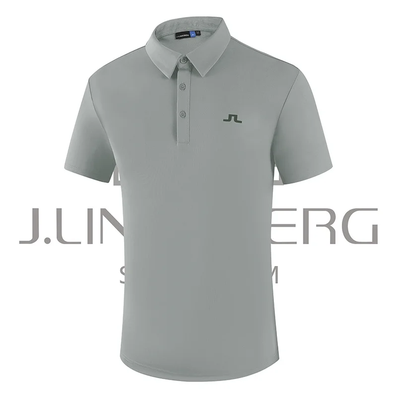 J Golfe de Manga Curta T-Shirt dos Homens Verão Confortável Esportes Camisa de Polo de Secagem Rápida Jersey GT4388846