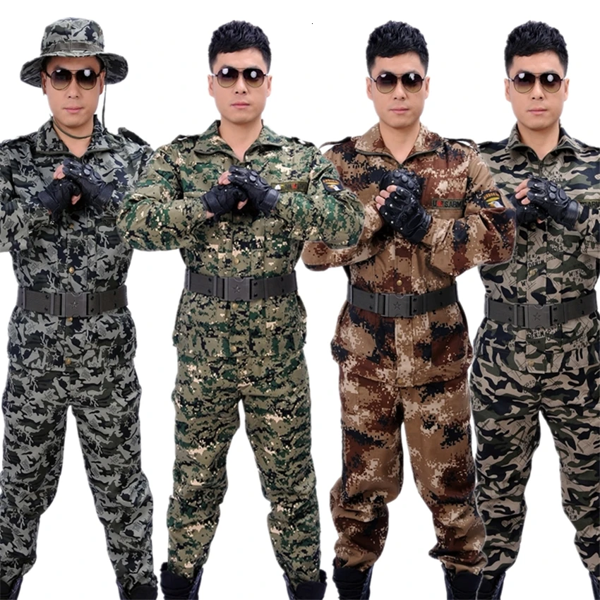 Jaqueta ACU Tático Roupas Militares de Forças Especiais de Camuflagem Disfarçar Selva&deserto Uniforme Homens Trajes para Mulheres de Roupas
