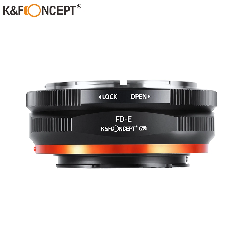 K&F Conceito de FD Lentes Nex E Pro Adaptador de Montagem para Canon FD Lente para Sony E NEX Pro Montagem Adaptador de Câmara com Tapetes de Verniz